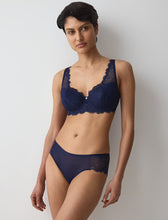 Load image into Gallery viewer, Triumph Amourette Sparkle Hipster Knicker Brief in Navy Admiral