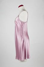 Load image into Gallery viewer, Carmen Kirstein 100%Silk Lace Slip Chemise Nightie. Made in New Zealand