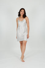 Load image into Gallery viewer, Carmen Kirstein 100%Silk Slip Chemise Nightie NZ Made.