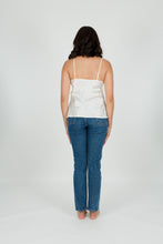 Load image into Gallery viewer, Carmen Kirstein 100% Silk Camisole with Lace