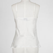 Load image into Gallery viewer, Carmen Kirstein 100% Silk Camisole with Lace