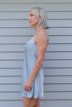 Load image into Gallery viewer, Carmen Kirstein 100%Silk Lace Slip Chemise Nightie. Made in New Zealand