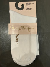 Load image into Gallery viewer, Philippe Matignon Cotton socquette SockBlack or White M113631