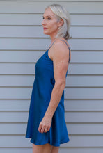 Load image into Gallery viewer, Carmen Kirstein 100%Silk Slip Chemise Nightie NZ Made.