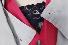 Load image into Gallery viewer, Bra Inserts, Woven Lace Cleavage Shields.