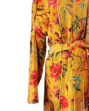 Load image into Gallery viewer, Velvet Paradise Robe Dressing Gown in Black 1 left
