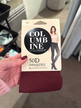 Load image into Gallery viewer, Columbine Opaque 50 denier pantyhose 106