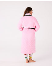 Load image into Gallery viewer, Kip &amp; Co Candy Pine Quilted Velvet Robe