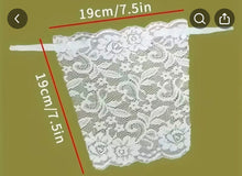 Load image into Gallery viewer, Bra Inserts, Woven Lace Cleavage Shields.
