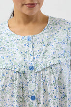 Load image into Gallery viewer, Schrank Pansies Floral Brunch Coat SK926P5 1 left in Blue size 14