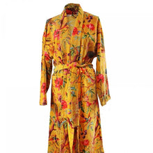 Load image into Gallery viewer, Velvet Paradise Robe Dressing Gown in Black 1 left