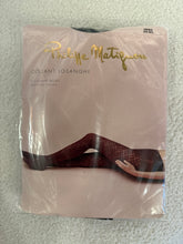 Load image into Gallery viewer, Philippe Matignon Black patterned pantihose M115747