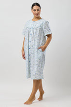 Load image into Gallery viewer, Schrank Pansies Floral Brunch Coat SK926P5 1 left in Blue size 14