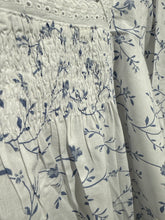 Load image into Gallery viewer, AL/ND-615 Alice and Lily 100% Cotton Blue Floral Nightie