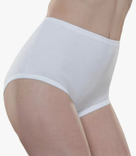 Load image into Gallery viewer, Ribbed Pure Cotton High Waist Brief – Classic Comfort - great for  incontinence pads