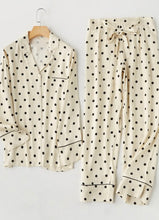 Load image into Gallery viewer, Polka Dot Viscose Pyjama Set | Women’s Luxury Sleepwear