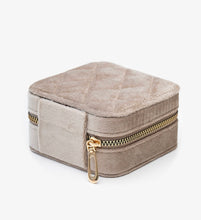 Load image into Gallery viewer, Antler VELVET JEWELLERY TRAVEL BOX in TAUPE