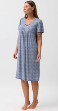 Load image into Gallery viewer, Yuu LACE GROSGRAIN NIGHTIE NAVY - Y302L6