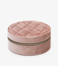 Load image into Gallery viewer, Antler VELVET JEWELLERY TRAVEL BOX | BLUSH PINK