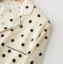 Load image into Gallery viewer, Polka Dot Viscose Pyjama Set | Women’s Luxury Sleepwear