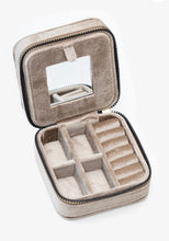 Load image into Gallery viewer, Antler VELVET JEWELLERY TRAVEL BOX in TAUPE