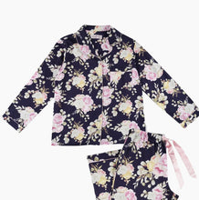 Load image into Gallery viewer, Magnolia Twilight Comfortable Sateen Pyjama Set