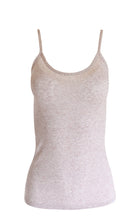 Load image into Gallery viewer, EGI Cashmere/Modal Shoestring Cami/Camisole/Singlet 5209