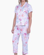 Load image into Gallery viewer, Magnolia Lounge Provincial Bloom Silky Cotton Sateen ⅞ Pyjama Set