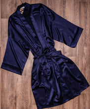Load image into Gallery viewer, Essence Ankle Length Satin Wrap Robe 051RL