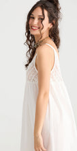 Load image into Gallery viewer, Blossomtime cotton &amp; lace slip.