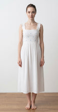 Load image into Gallery viewer, Alice and Lily 100% Cotton White Nightie with Blue Roses. AL/ND 550