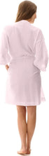 Load image into Gallery viewer, Givoni Dobby Soft Pink Cotton Wrap Robe 6AS54