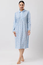 Load image into Gallery viewer, SCHRANK JASMINE COLLAR NIGHTIE PINK OR BLUE - SK251J6