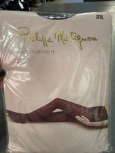 Load image into Gallery viewer, Philippe Matignon Black patterned pantihose M115747