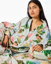 Load image into Gallery viewer, Kip &amp; Co Bouquet Beauty Stripe Flannelette Long Sleeve Shirt and Pant Pyjama Set