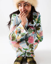 Load image into Gallery viewer, Kip &amp; Co Bouquet Beauty Stripe Flannelette Long Sleeve Shirt and Pant Pyjama Set
