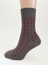 Load image into Gallery viewer, Adage Socks Cherry Praline - Soft Merino Dress Socks New Zealand Made.