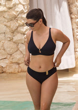 Load image into Gallery viewer, Fantasie Merissa Black Mid Rise Bikini Brief Swimwear