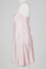 Load image into Gallery viewer, Carmen Kirstein 100%Silk Lace Slip Chemise Nightie. Made in New Zealand