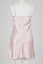 Load image into Gallery viewer, Carmen Kirstein 100%Silk Lace Slip Chemise Nightie. Made in New Zealand