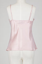 Load image into Gallery viewer, Carmen Kirstein 100% Silk Camisole with Lace