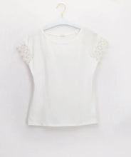 Load image into Gallery viewer, Oroblu Perfect line cotton lace t-shirt vobt67331