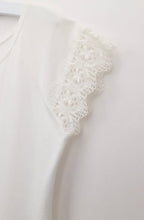 Load image into Gallery viewer, Oroblu Perfect line cotton lace t-shirt vobt67331