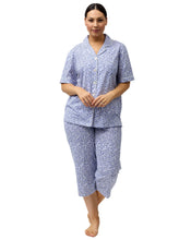 Load image into Gallery viewer, Schrank Abstract Pattern PJ Set 3/4 pant Pyjama Set SK108A