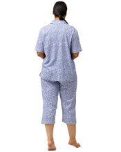 Load image into Gallery viewer, Schrank Abstract Pattern PJ Set 3/4 pant Pyjama Set SK108A