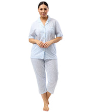 Load image into Gallery viewer, Shrank Tulip Pyjama Set Short Sleeve and 7/8th Pant SK118T