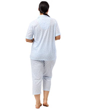 Load image into Gallery viewer, Shrank Tulip Pyjama Set Short Sleeve and 7/8th Pant SK118T