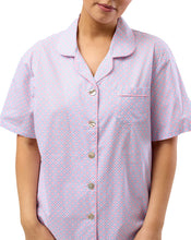 Load image into Gallery viewer, Schrank Geo Green and Pink Pattern PJ Pyjama Set Cotton SK506G last 1 size 10