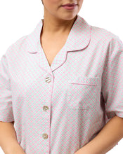 Load image into Gallery viewer, Schrank Geo Green and Pink Pattern PJ Pyjama Set Cotton SK506G last 1 size 10