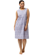 Load image into Gallery viewer, Schrank Sleeveless Nightie Pink and Navy Flower Print SK416A - 1 left size 16